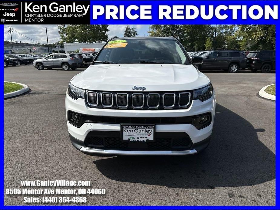 used 2022 Jeep Compass car, priced at $24,500