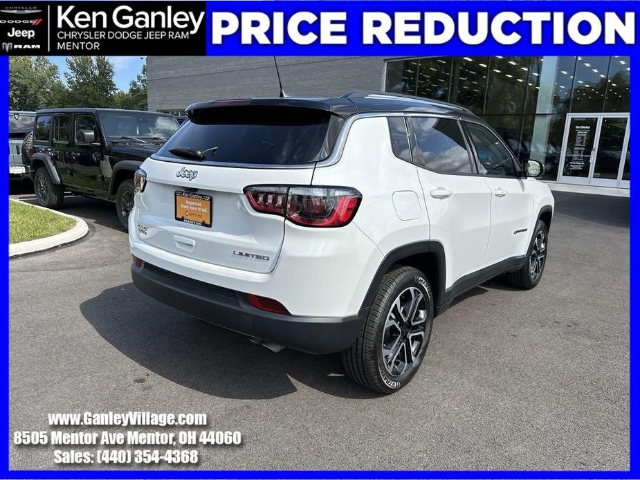 used 2022 Jeep Compass car, priced at $24,500