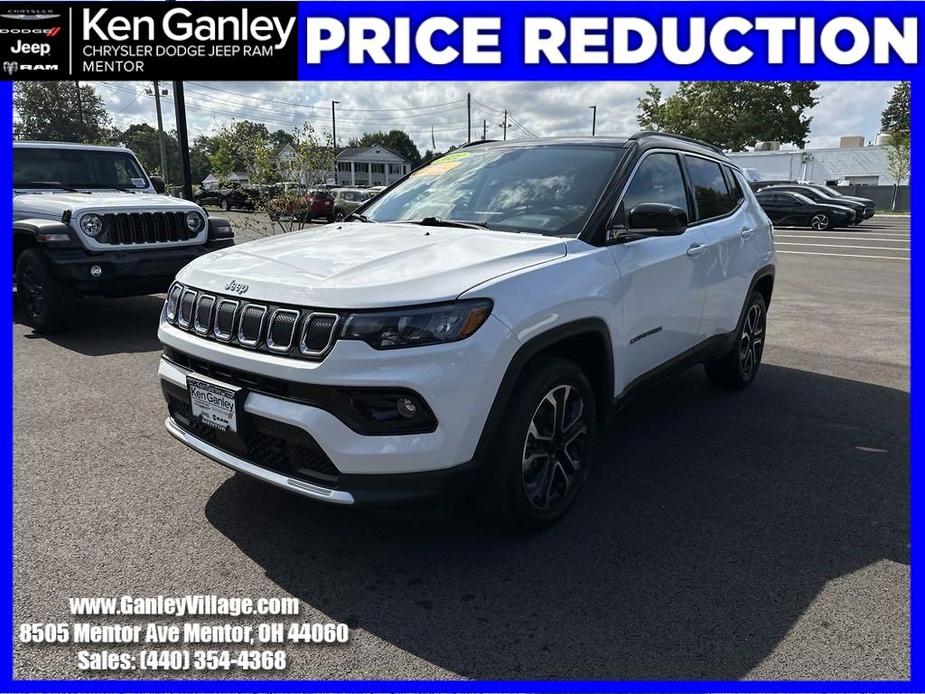 used 2022 Jeep Compass car, priced at $24,500