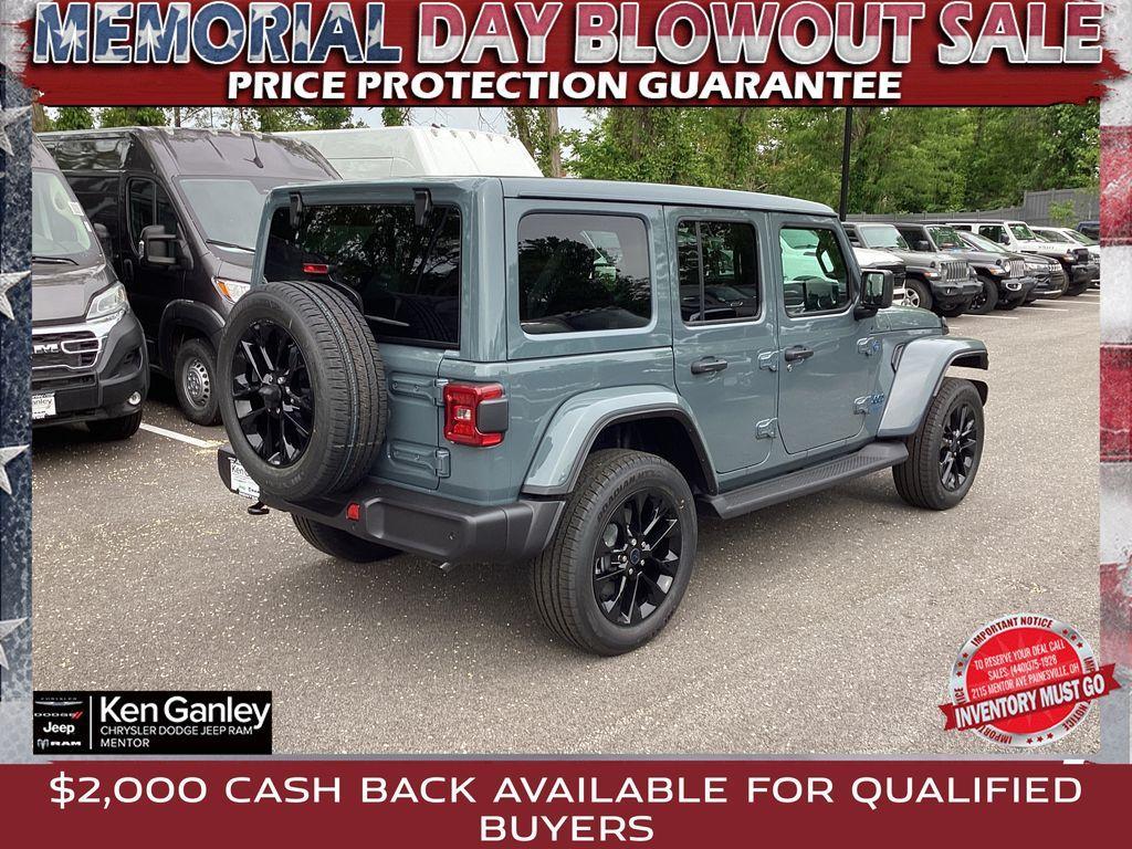 new 2025 Jeep Wrangler 4xe car, priced at $65,445