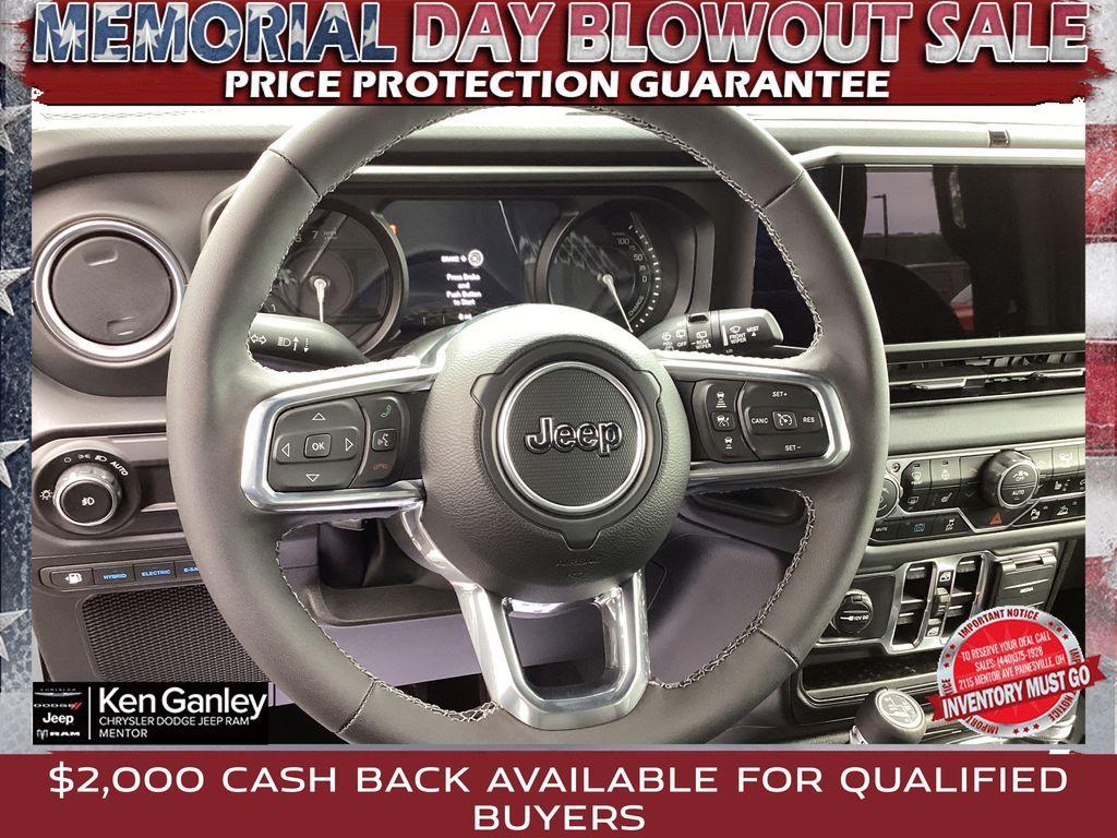 new 2025 Jeep Wrangler 4xe car, priced at $65,445