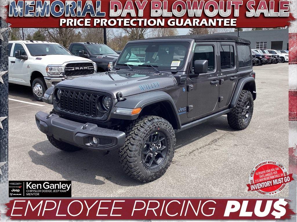 new 2025 Jeep Wrangler 4xe car, priced at $52,000