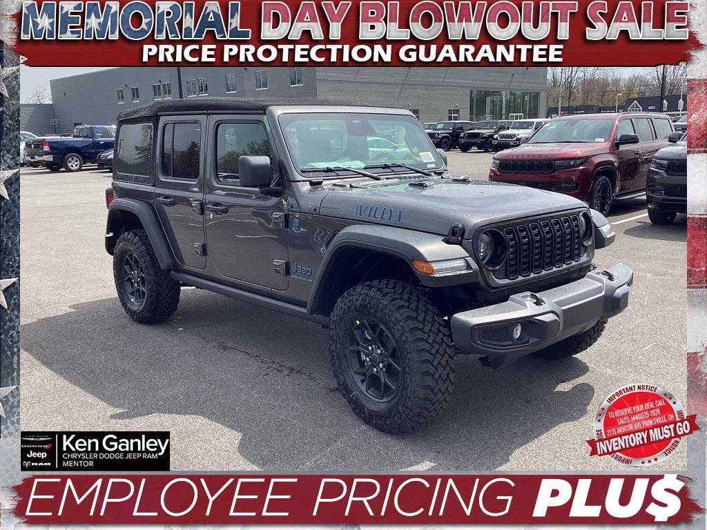 new 2025 Jeep Wrangler 4xe car, priced at $52,000