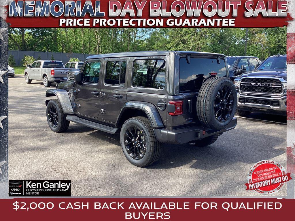 new 2025 Jeep Wrangler 4xe car, priced at $65,445