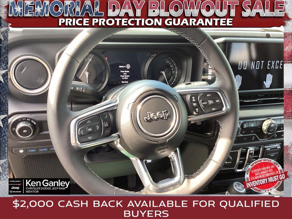 new 2025 Jeep Wrangler 4xe car, priced at $65,445