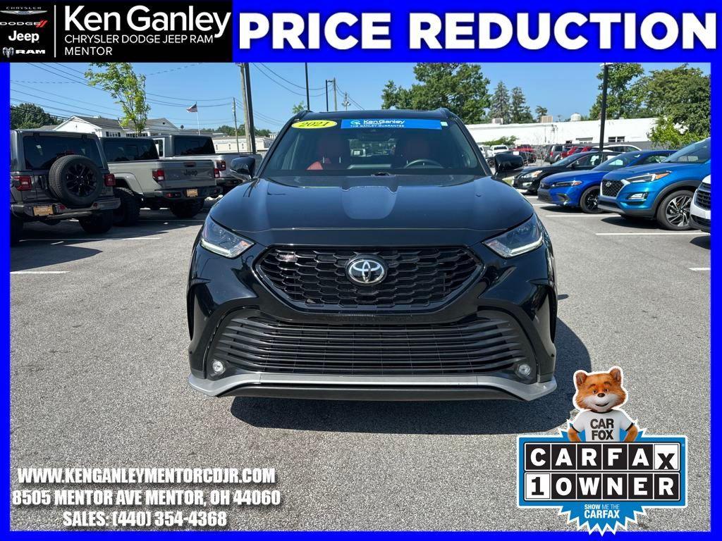 used 2021 Toyota Highlander car, priced at $32,800