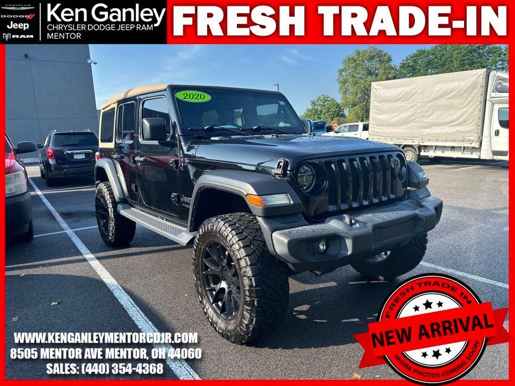 used 2020 Jeep Wrangler Unlimited car, priced at $25,100