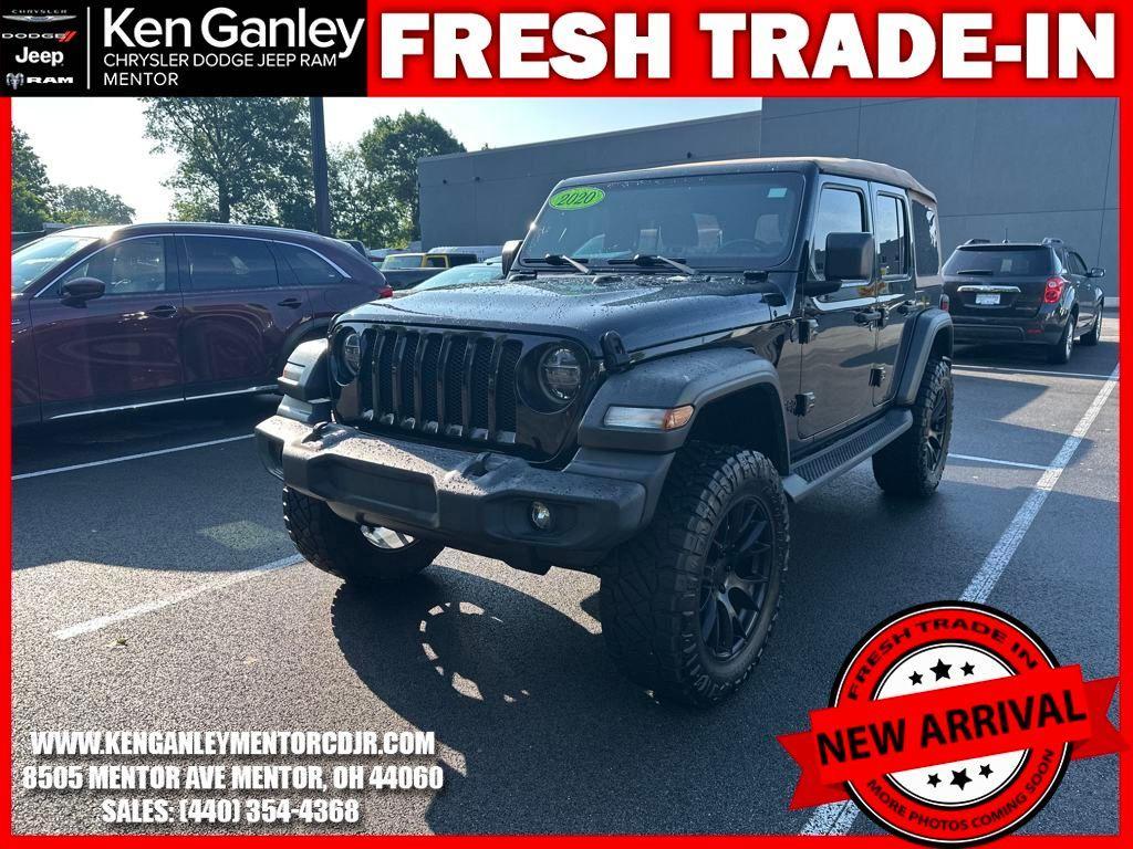 used 2020 Jeep Wrangler Unlimited car, priced at $25,100