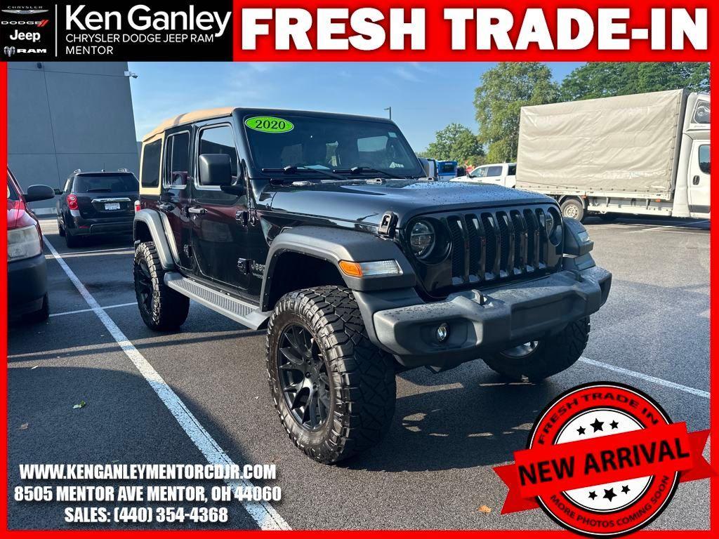 used 2020 Jeep Wrangler Unlimited car, priced at $25,100