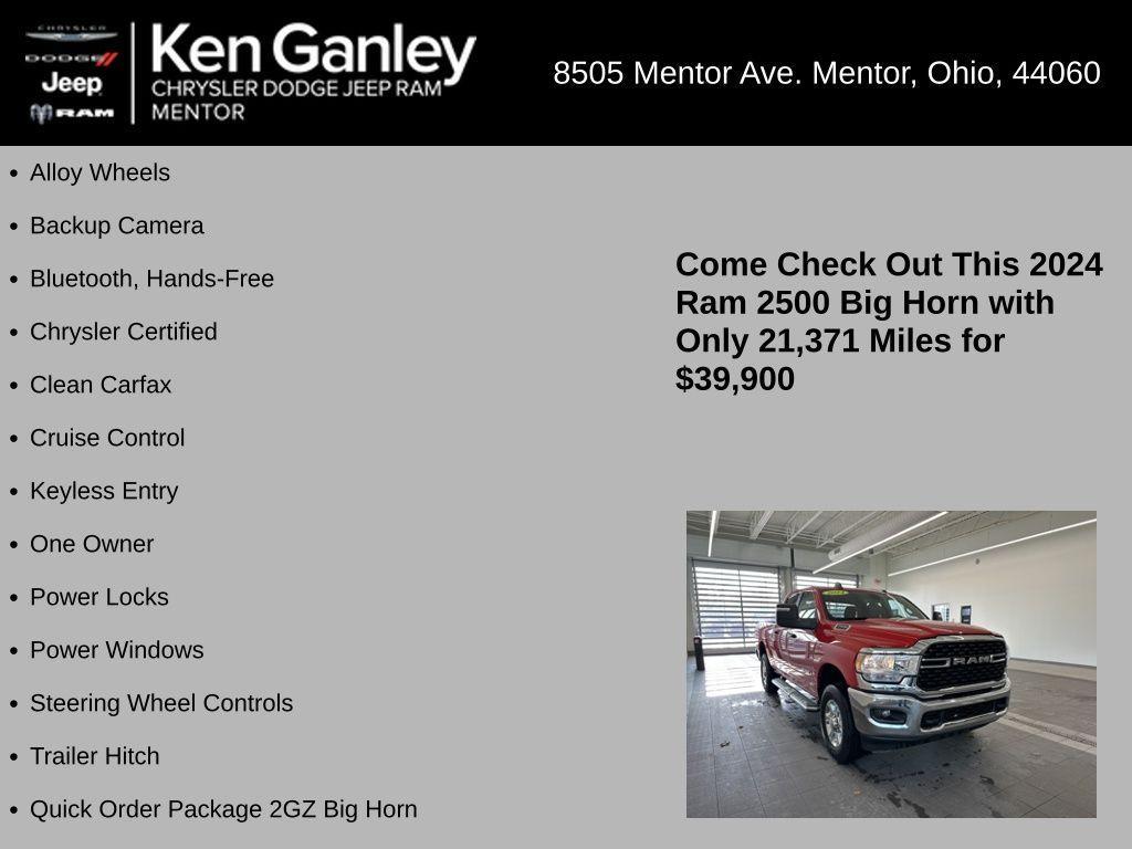used 2024 Ram 2500 car, priced at $39,900