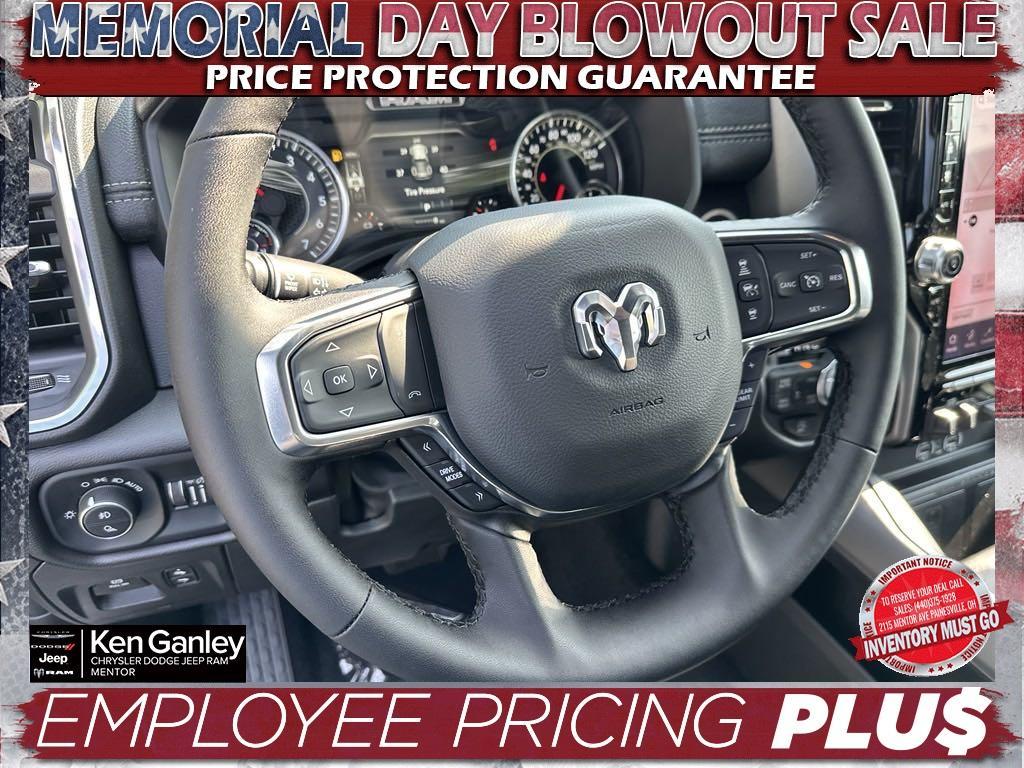 new 2025 Ram 1500 car, priced at $47,576