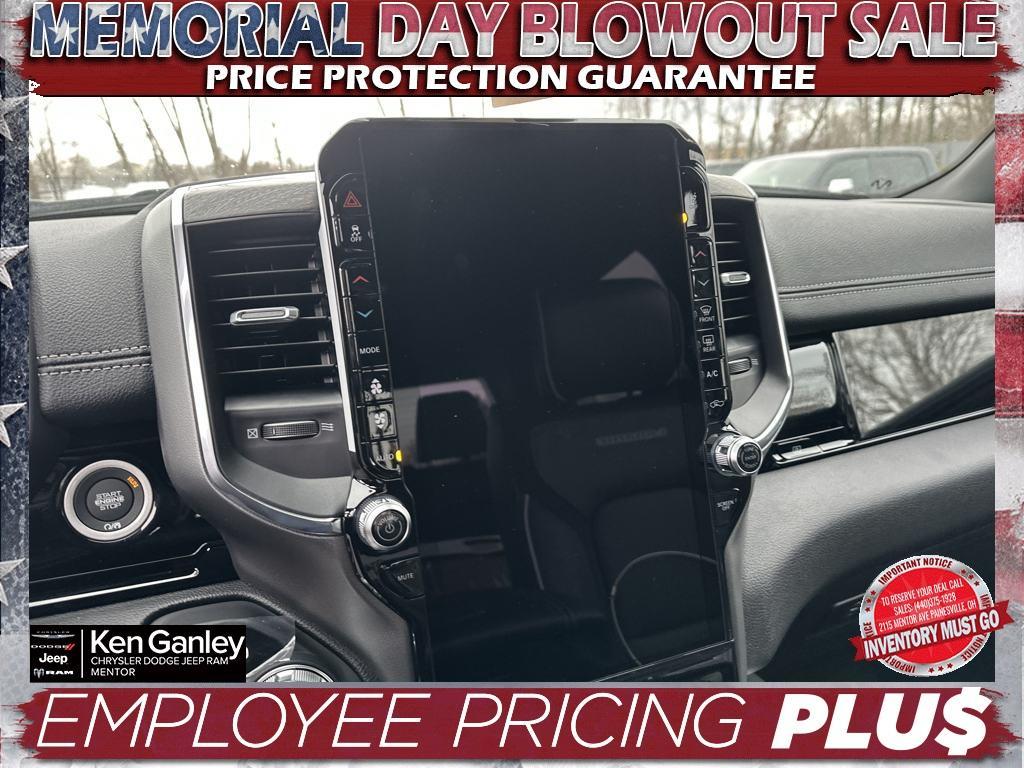new 2025 Ram 1500 car, priced at $58,465