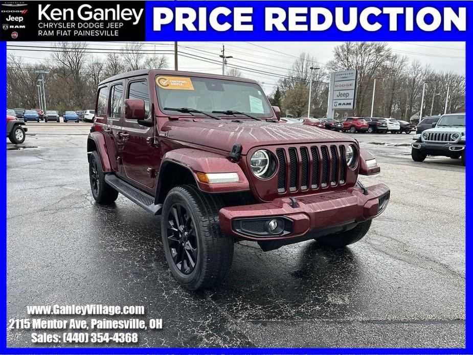 used 2021 Jeep Wrangler Unlimited car, priced at $40,716