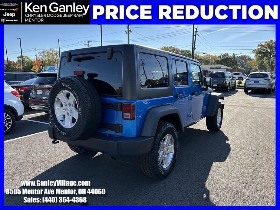 used 2015 Jeep Wrangler Unlimited car, priced at $15,900