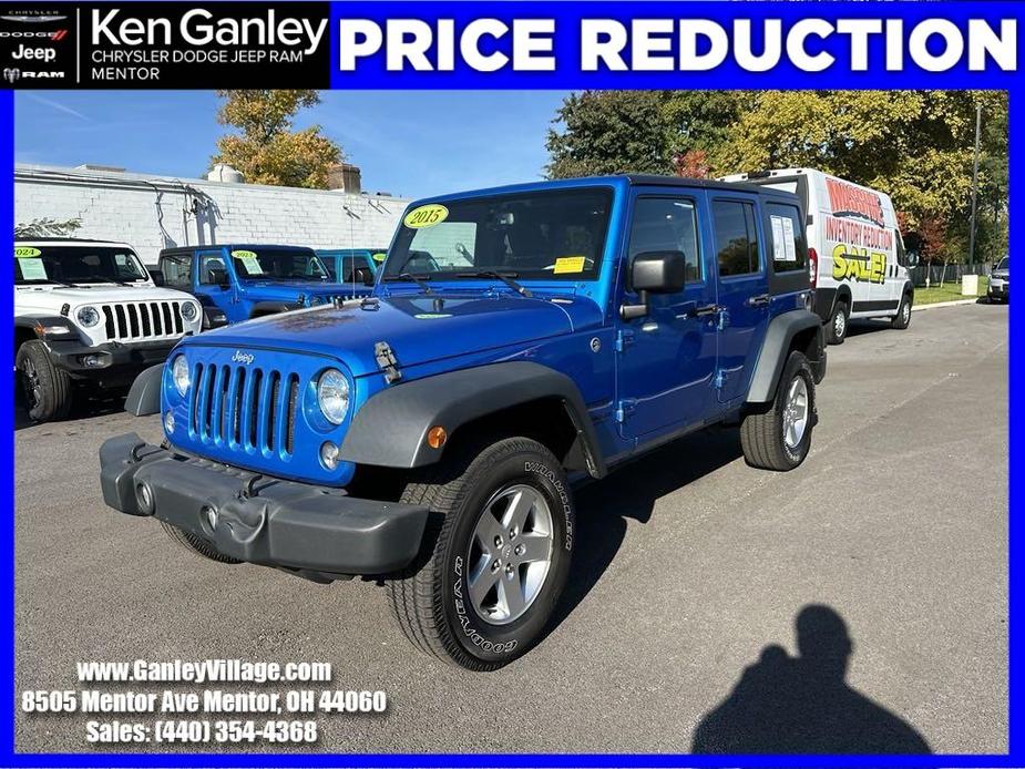 used 2015 Jeep Wrangler Unlimited car, priced at $15,900