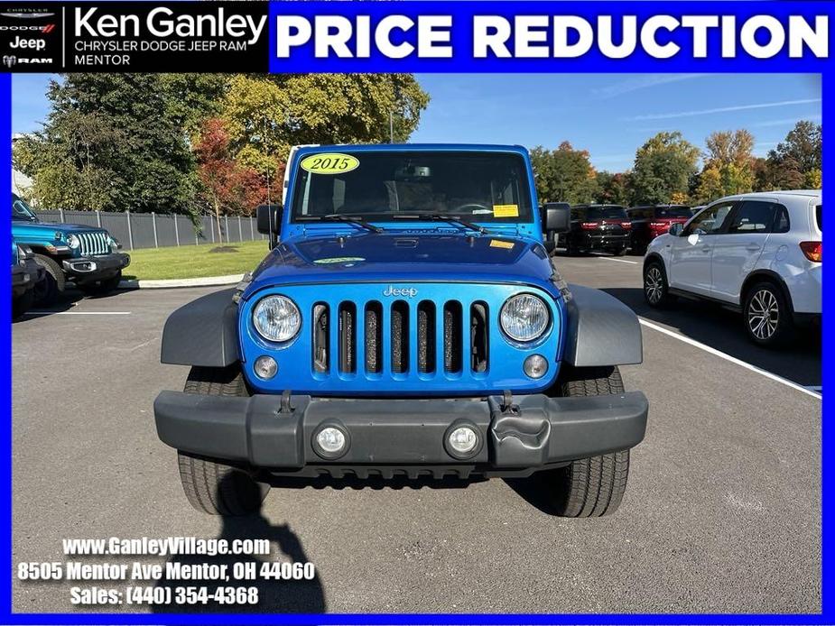 used 2015 Jeep Wrangler Unlimited car, priced at $15,900