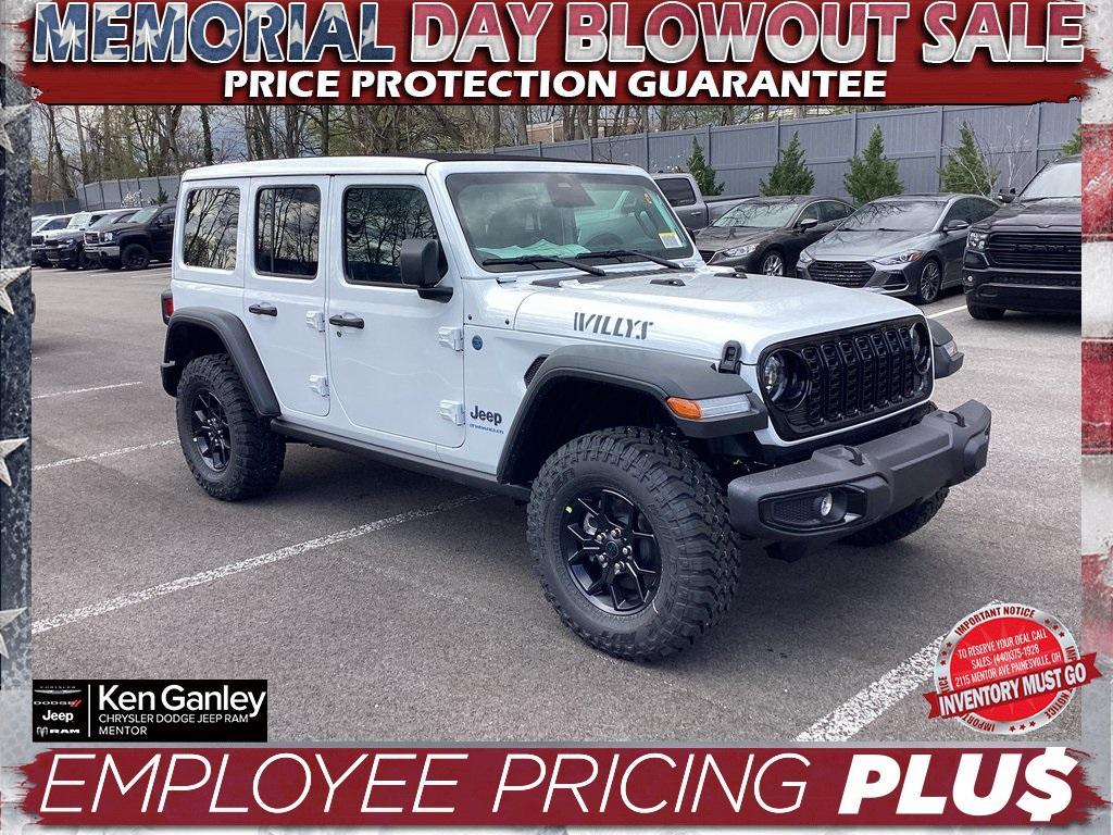 new 2025 Jeep Wrangler 4xe car, priced at $54,905