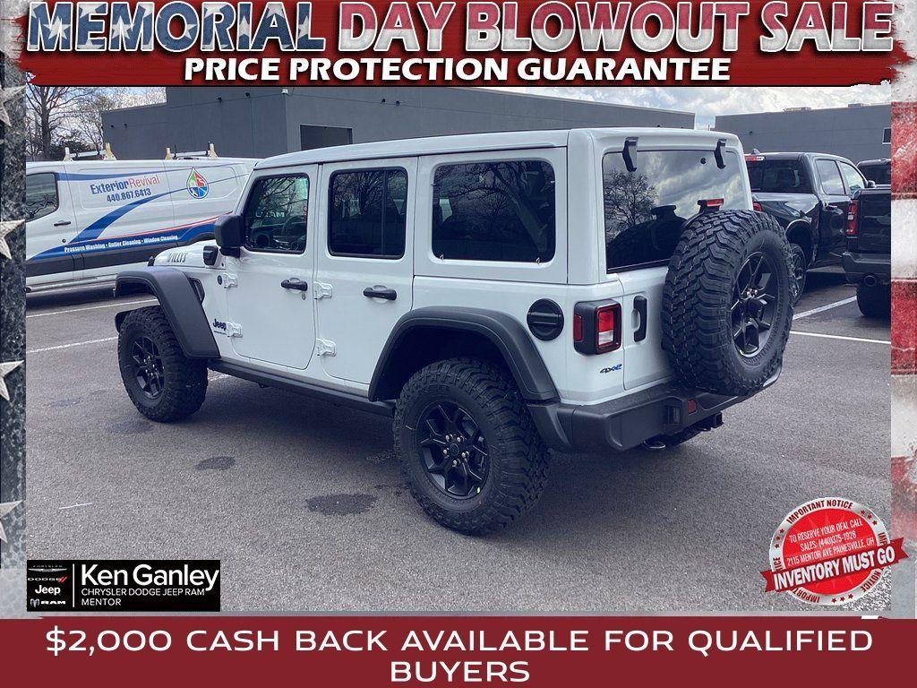 new 2025 Jeep Wrangler 4xe car, priced at $54,785