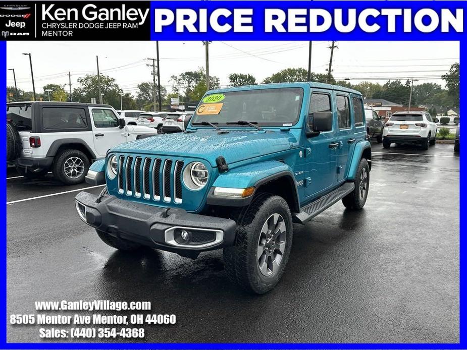 used 2020 Jeep Wrangler Unlimited car, priced at $28,896