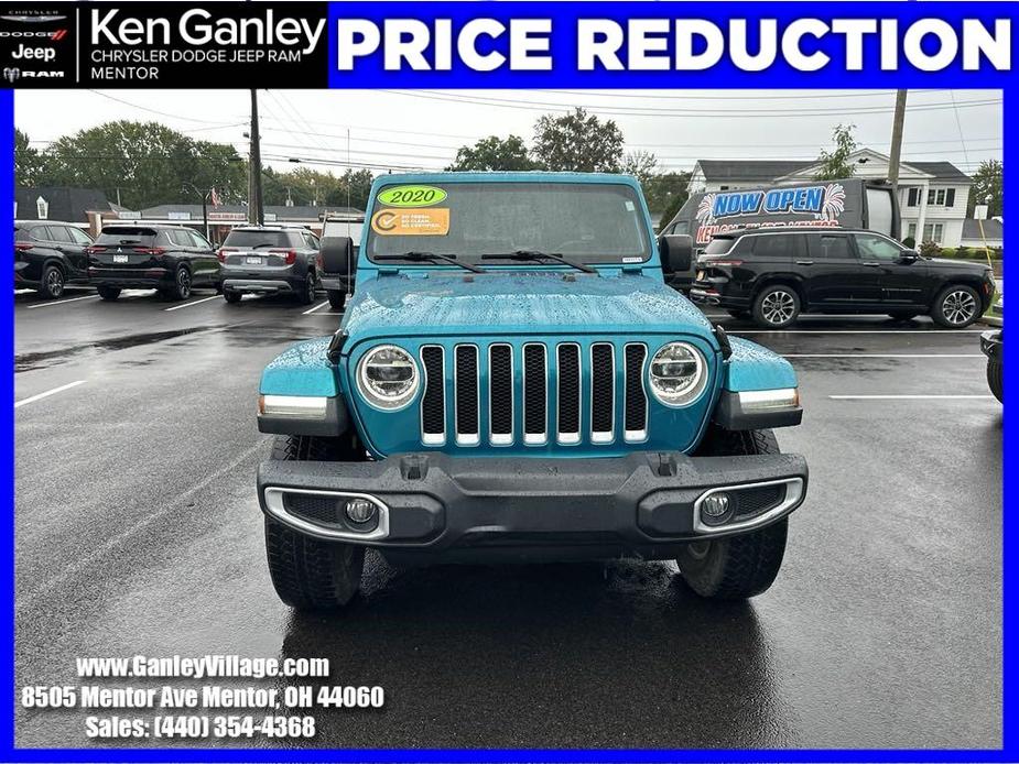 used 2020 Jeep Wrangler Unlimited car, priced at $28,896