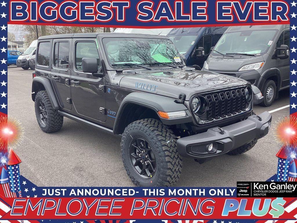 new 2025 Jeep Wrangler 4xe car, priced at $53,180