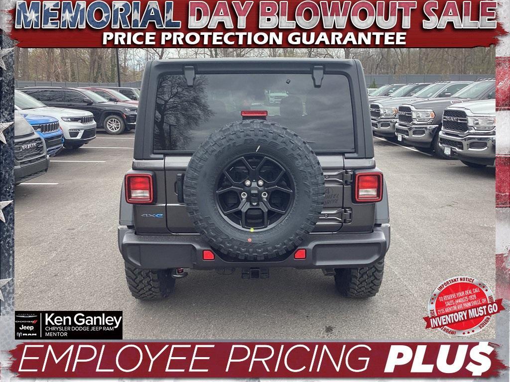 new 2025 Jeep Wrangler 4xe car, priced at $53,300