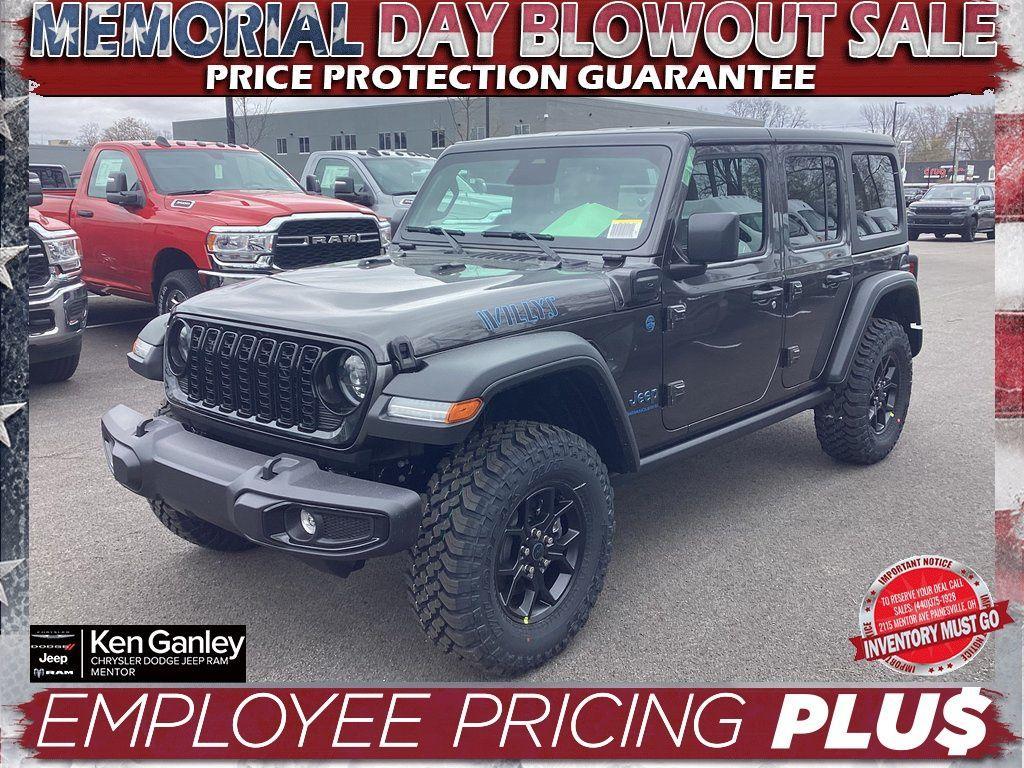 new 2025 Jeep Wrangler 4xe car, priced at $53,180