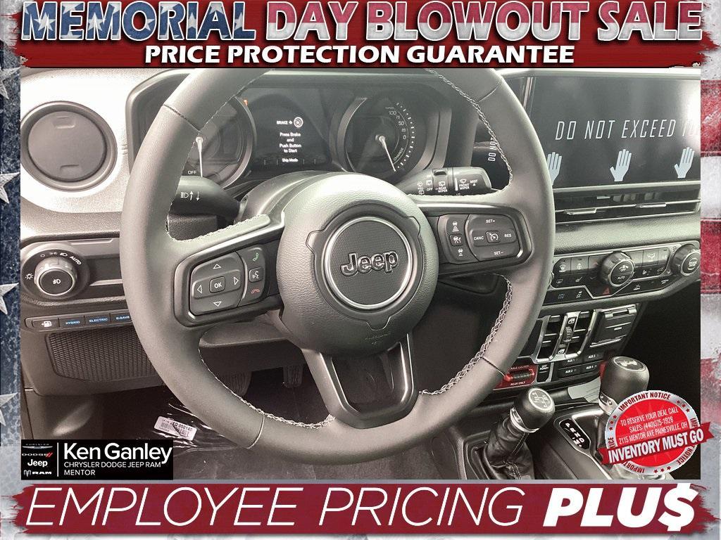 new 2025 Jeep Wrangler 4xe car, priced at $53,300