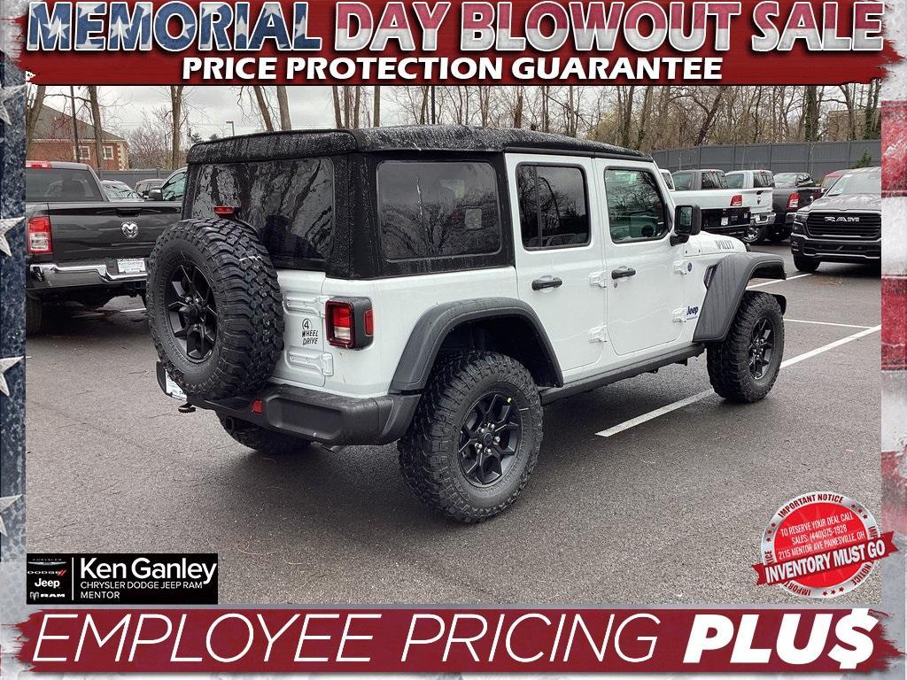 new 2025 Jeep Wrangler 4xe car, priced at $51,405