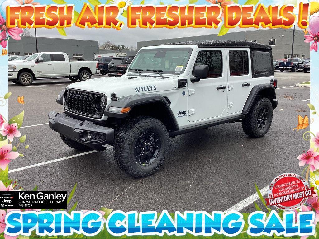 new 2025 Jeep Wrangler 4xe car, priced at $48,370