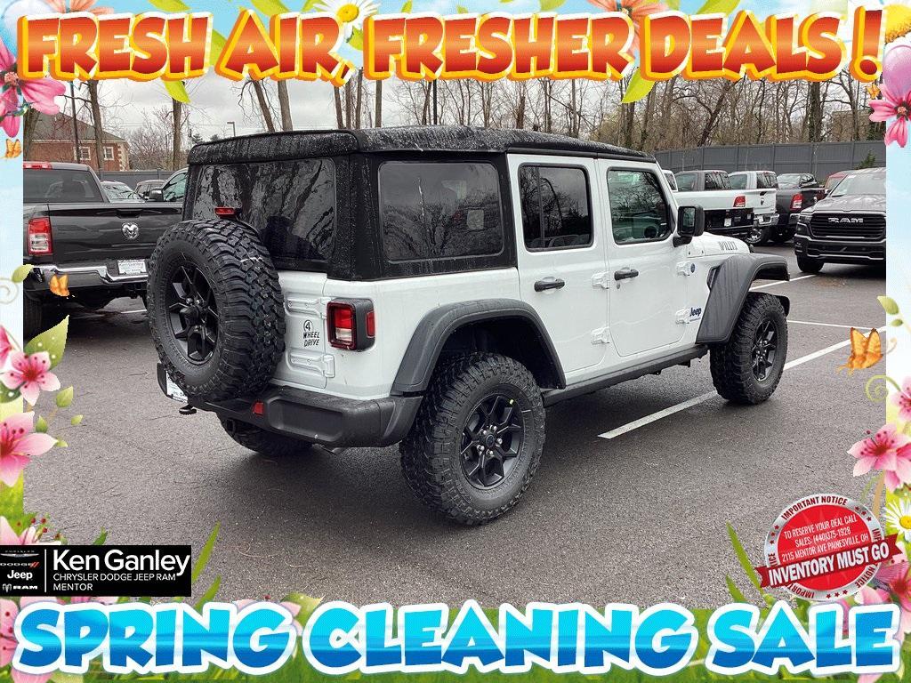 new 2025 Jeep Wrangler 4xe car, priced at $48,370