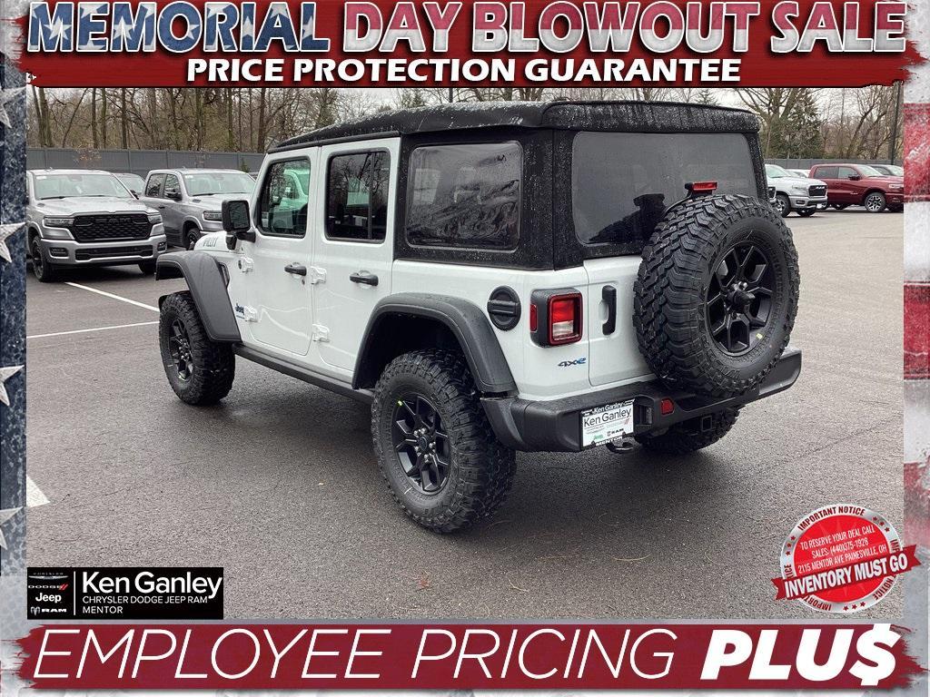new 2025 Jeep Wrangler 4xe car, priced at $51,405