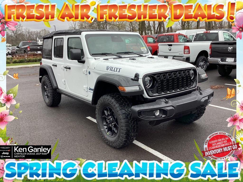 new 2025 Jeep Wrangler 4xe car, priced at $48,370