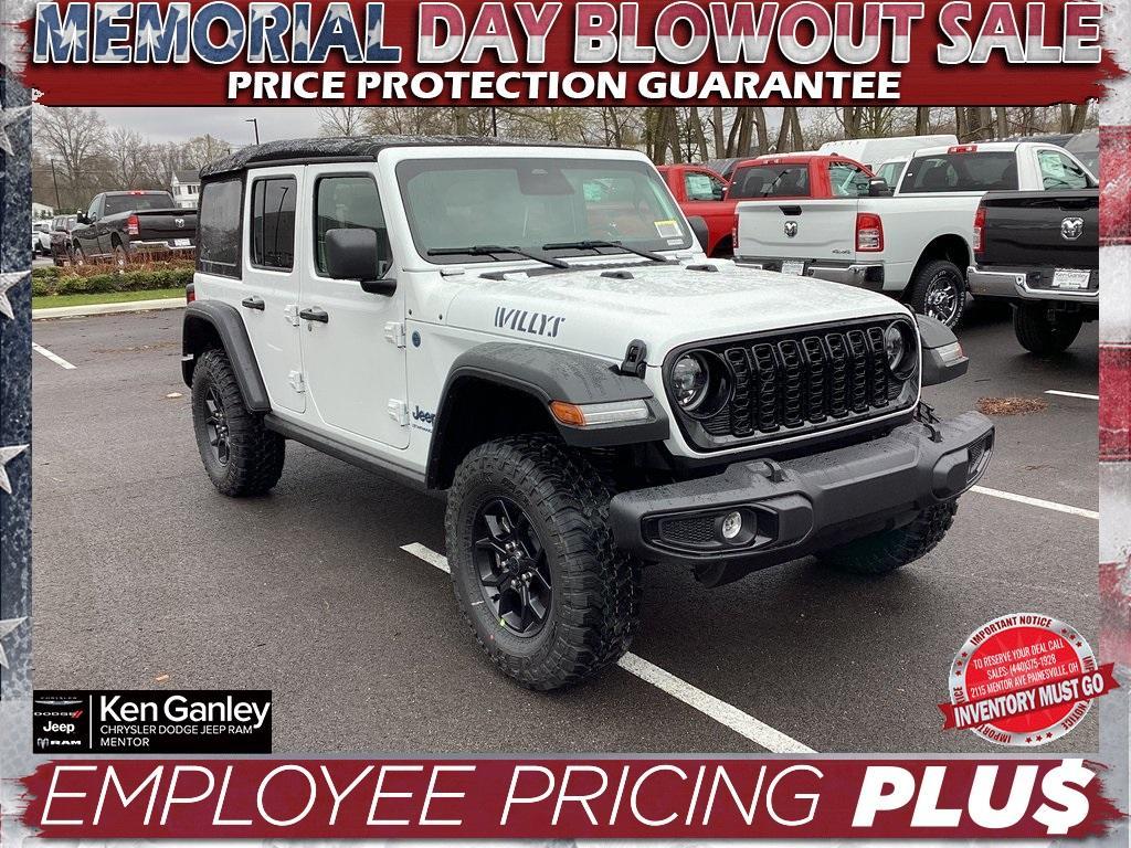 new 2025 Jeep Wrangler 4xe car, priced at $51,405
