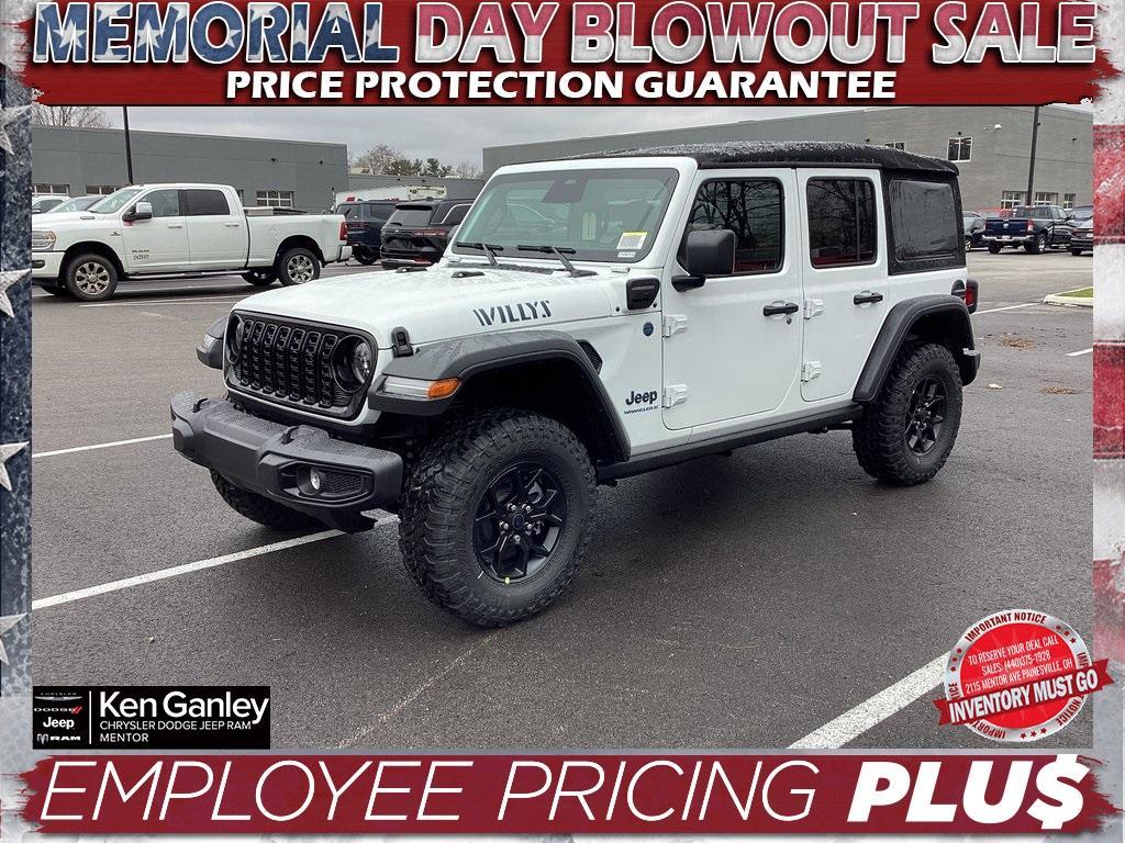 new 2025 Jeep Wrangler 4xe car, priced at $51,405