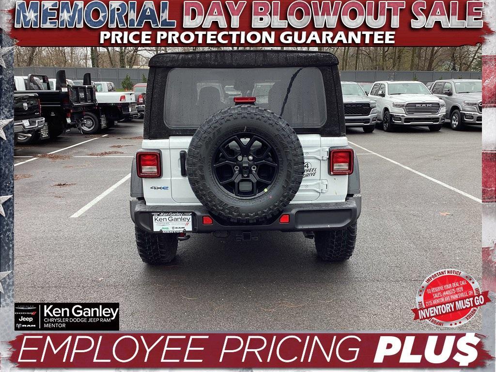 new 2025 Jeep Wrangler 4xe car, priced at $51,405