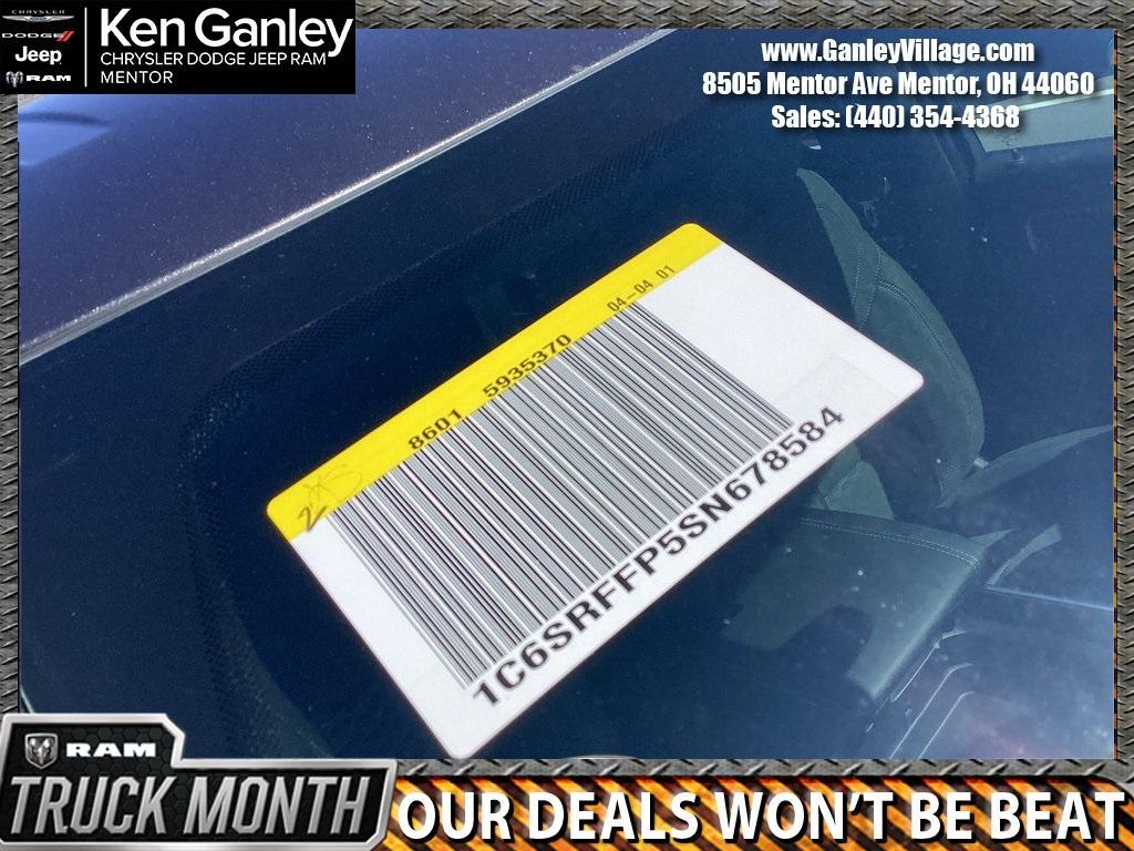 new 2025 Ram 1500 car, priced at $49,435