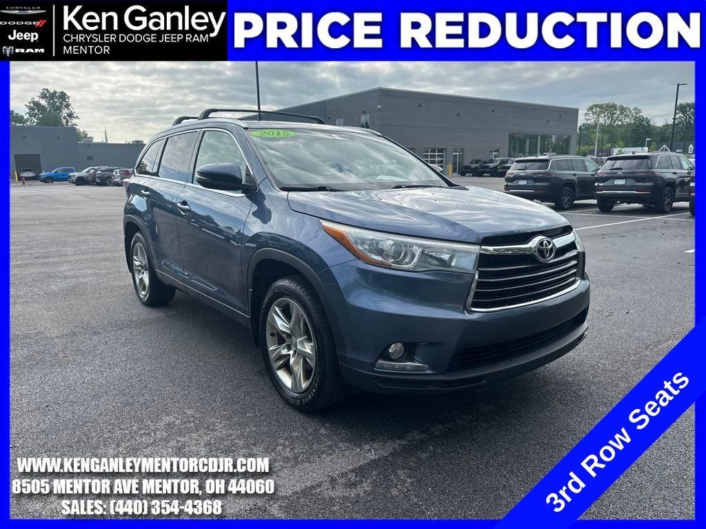 used 2015 Toyota Highlander car, priced at $17,100