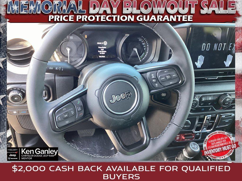 new 2025 Jeep Wrangler 4xe car, priced at $55,380