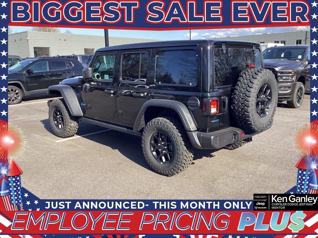 new 2025 Jeep Wrangler 4xe car, priced at $55,380