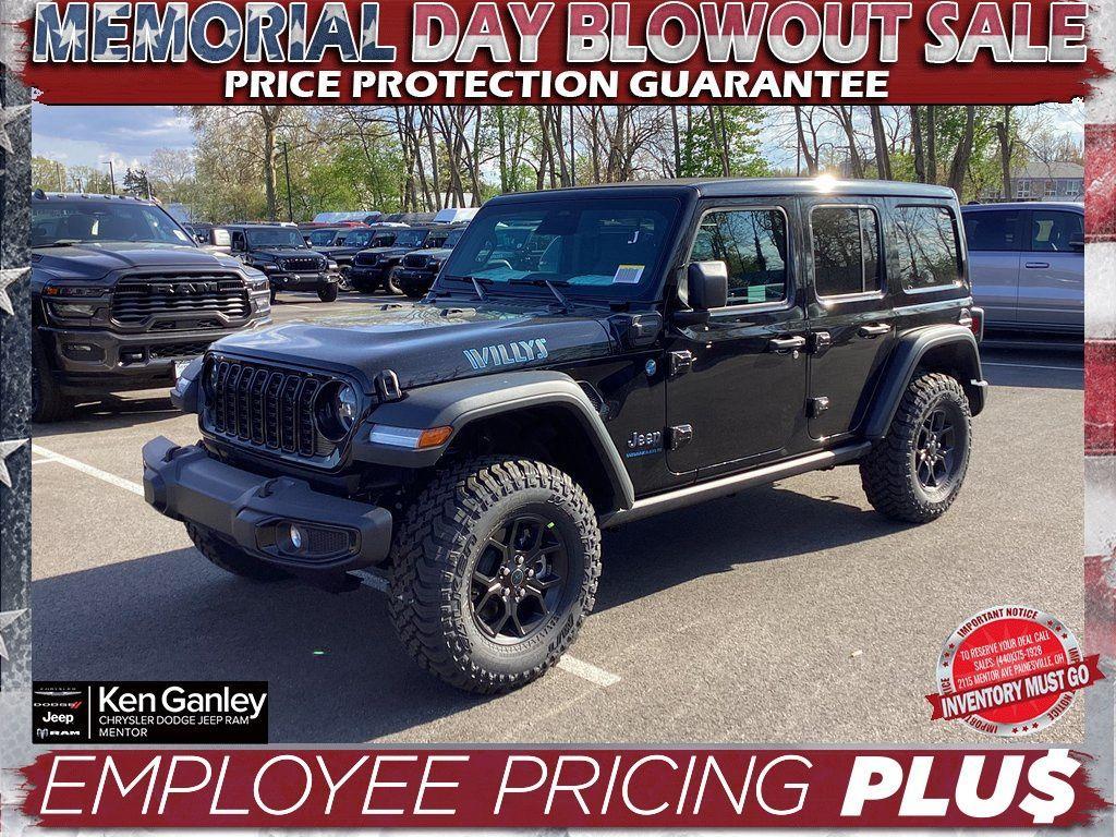 new 2025 Jeep Wrangler 4xe car, priced at $55,380