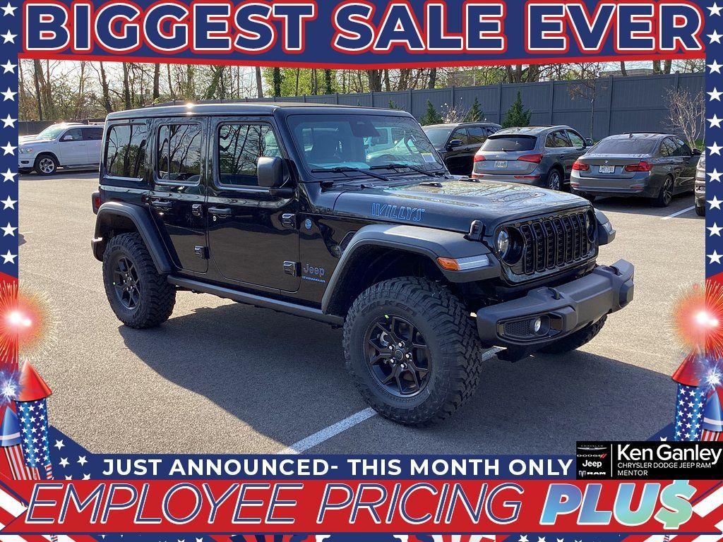 new 2025 Jeep Wrangler 4xe car, priced at $55,380
