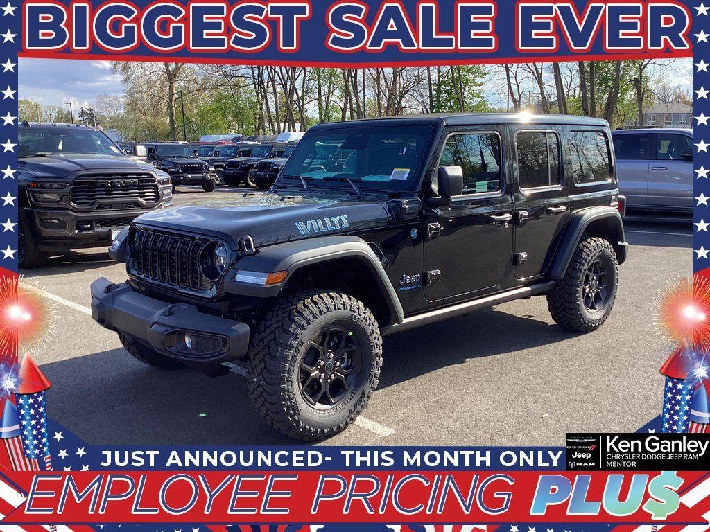 new 2025 Jeep Wrangler 4xe car, priced at $55,380