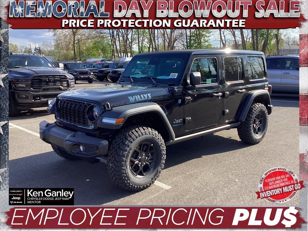 new 2025 Jeep Wrangler 4xe car, priced at $55,500