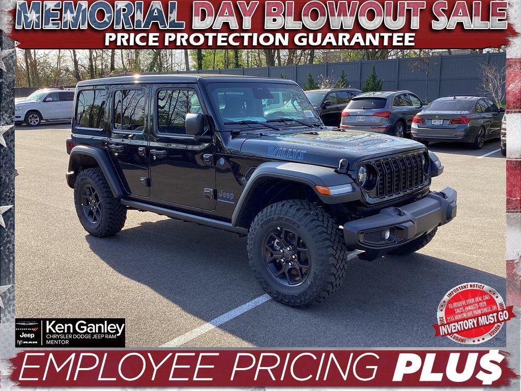 new 2025 Jeep Wrangler 4xe car, priced at $55,380