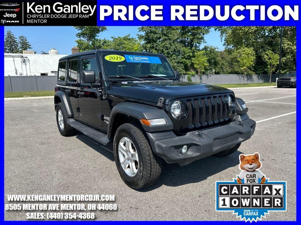 used 2019 Jeep Wrangler Unlimited car, priced at $19,900