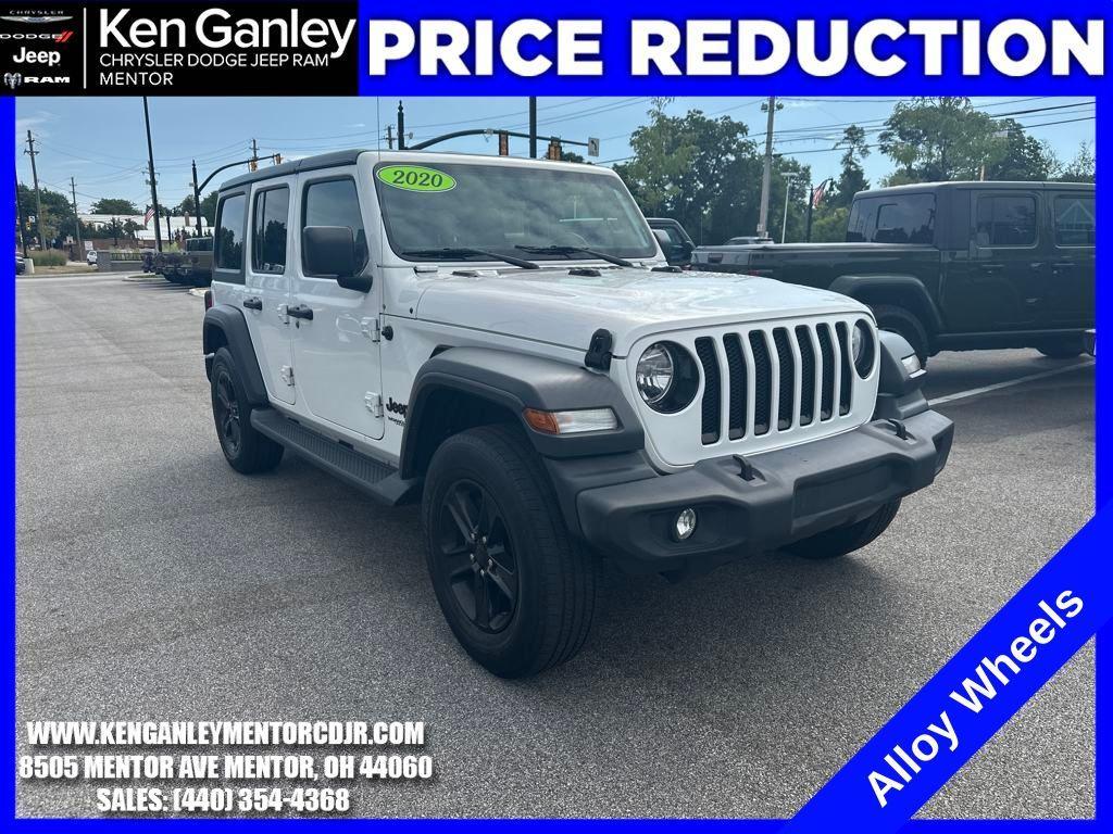 used 2020 Jeep Wrangler Unlimited car, priced at $25,500