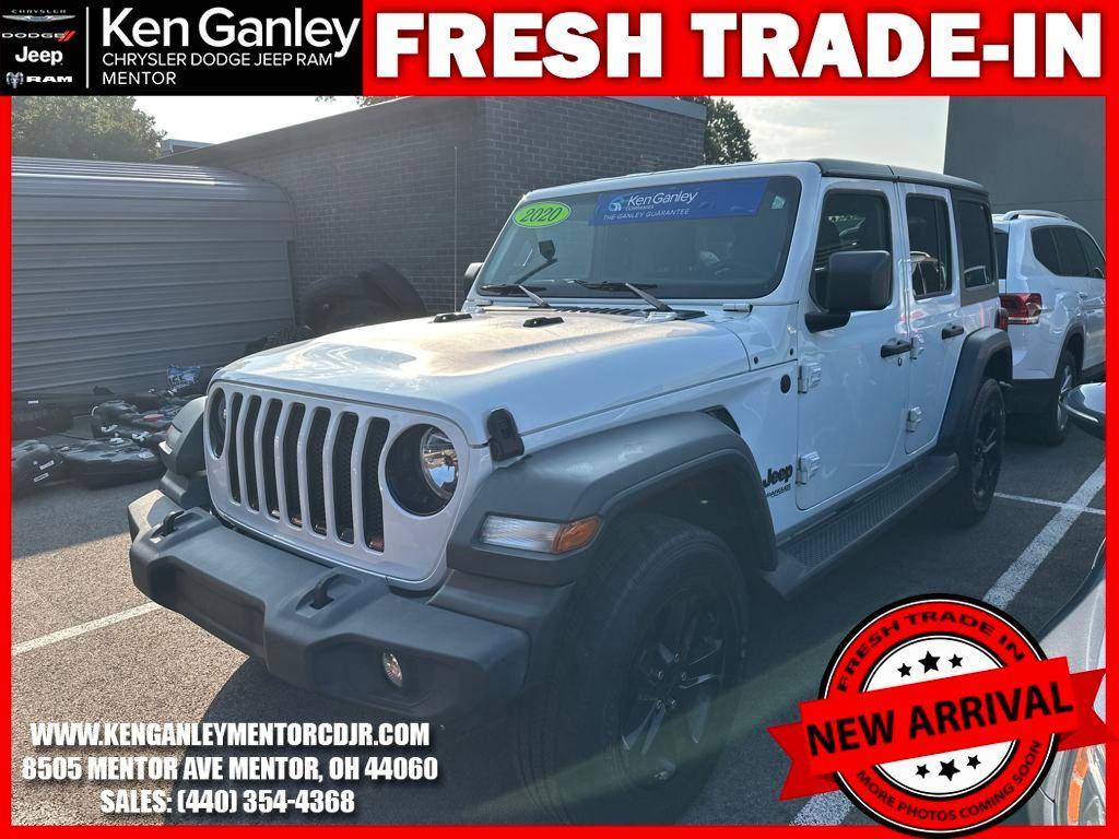 used 2020 Jeep Wrangler Unlimited car, priced at $26,500