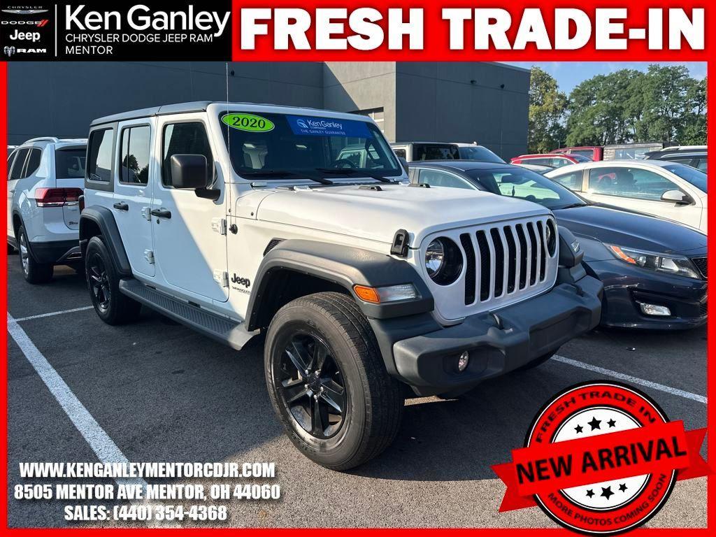used 2020 Jeep Wrangler Unlimited car, priced at $26,500