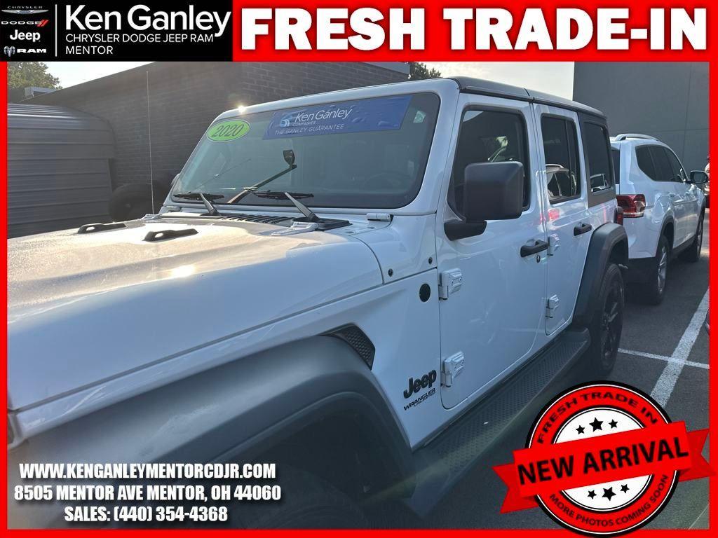 used 2020 Jeep Wrangler Unlimited car, priced at $26,500